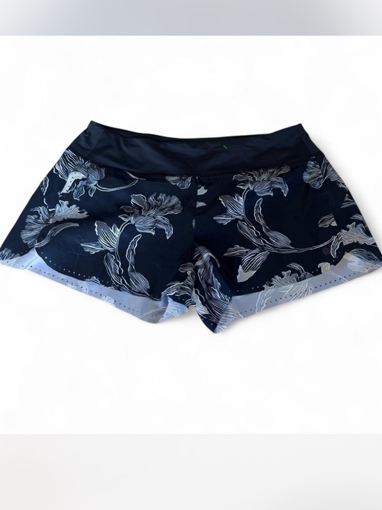 Athleta Pants - Athleta Black Floral Print Athletic Shorts